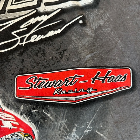 Tony Authentics Stewart Chase All Over Print NASCAR T-Shirt Men's L - Picture 9 of 10